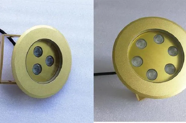 Il rame ha condotto la luce subacquea